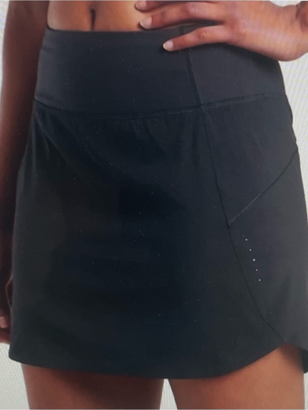 Like new 3 Athleta Run with it 14’ Skorts – Light Blue, Black & Mauve Multi - Picture 10 of 11